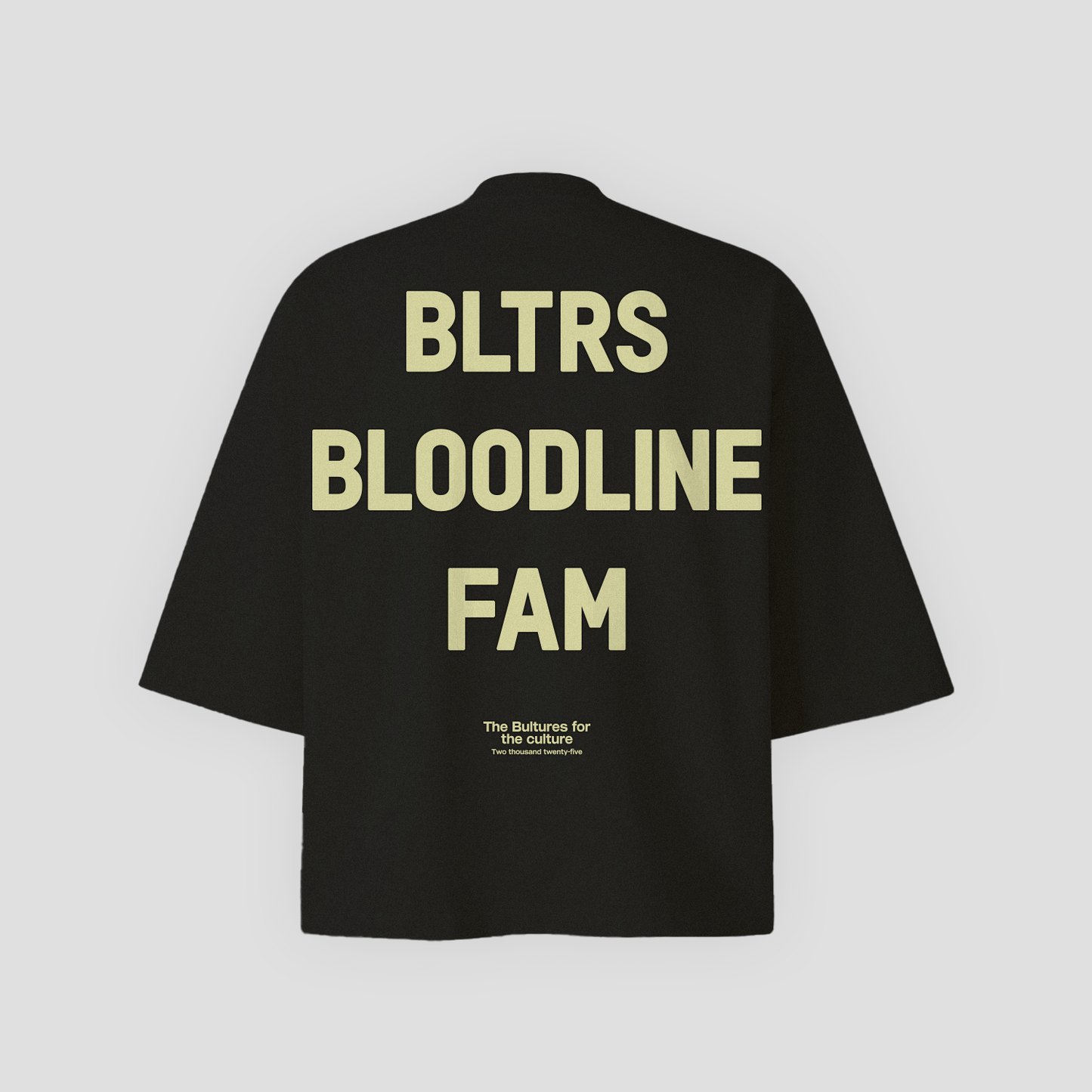 Camiseta Oversize / ShortDrop / Negro