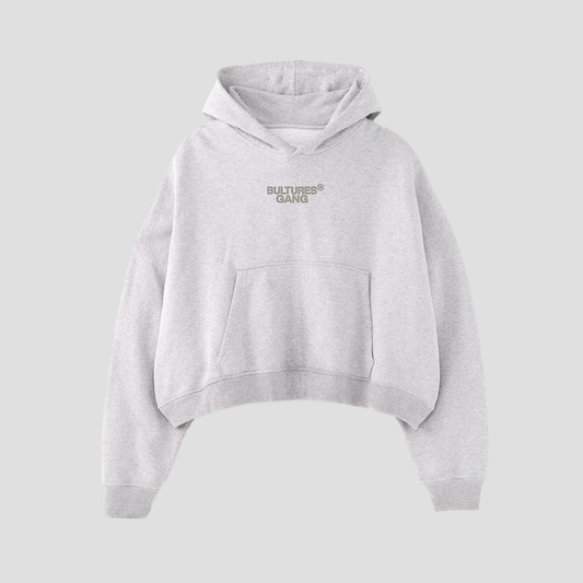 Hoodie / SemiCropped / Gris
