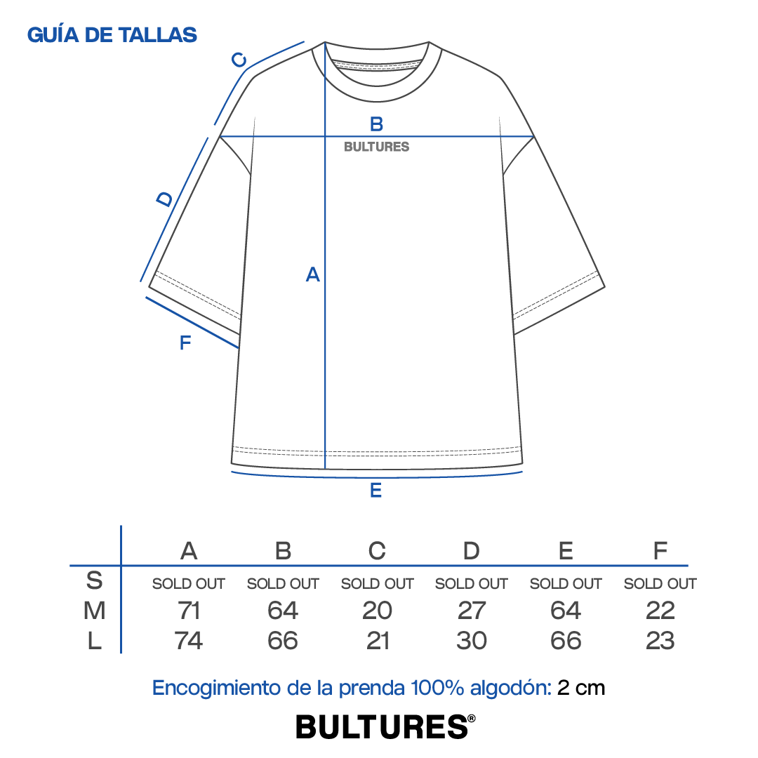 Camiseta oversize 3D BULTURES LOGO